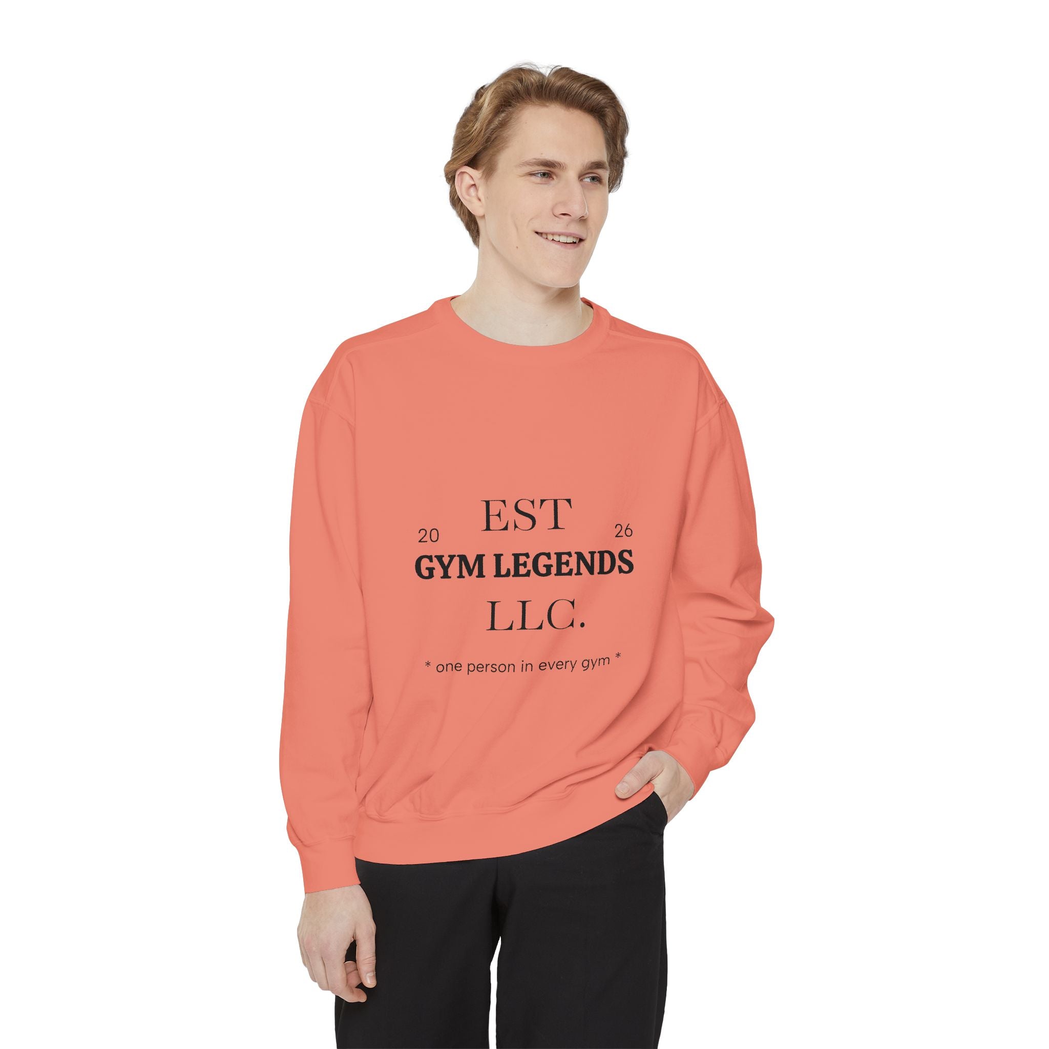 Gym Legends Sweatshirt — EST 2026 Vintage Athletic Crewneck