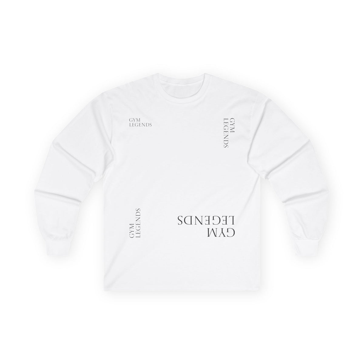 Minimalist 'Civil Legends' White Long Sleeve Tee