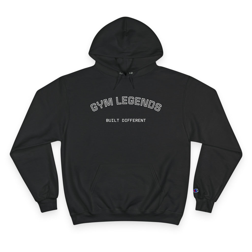 Gym Legends Hoodie — "Built Different" Athletic Pullover