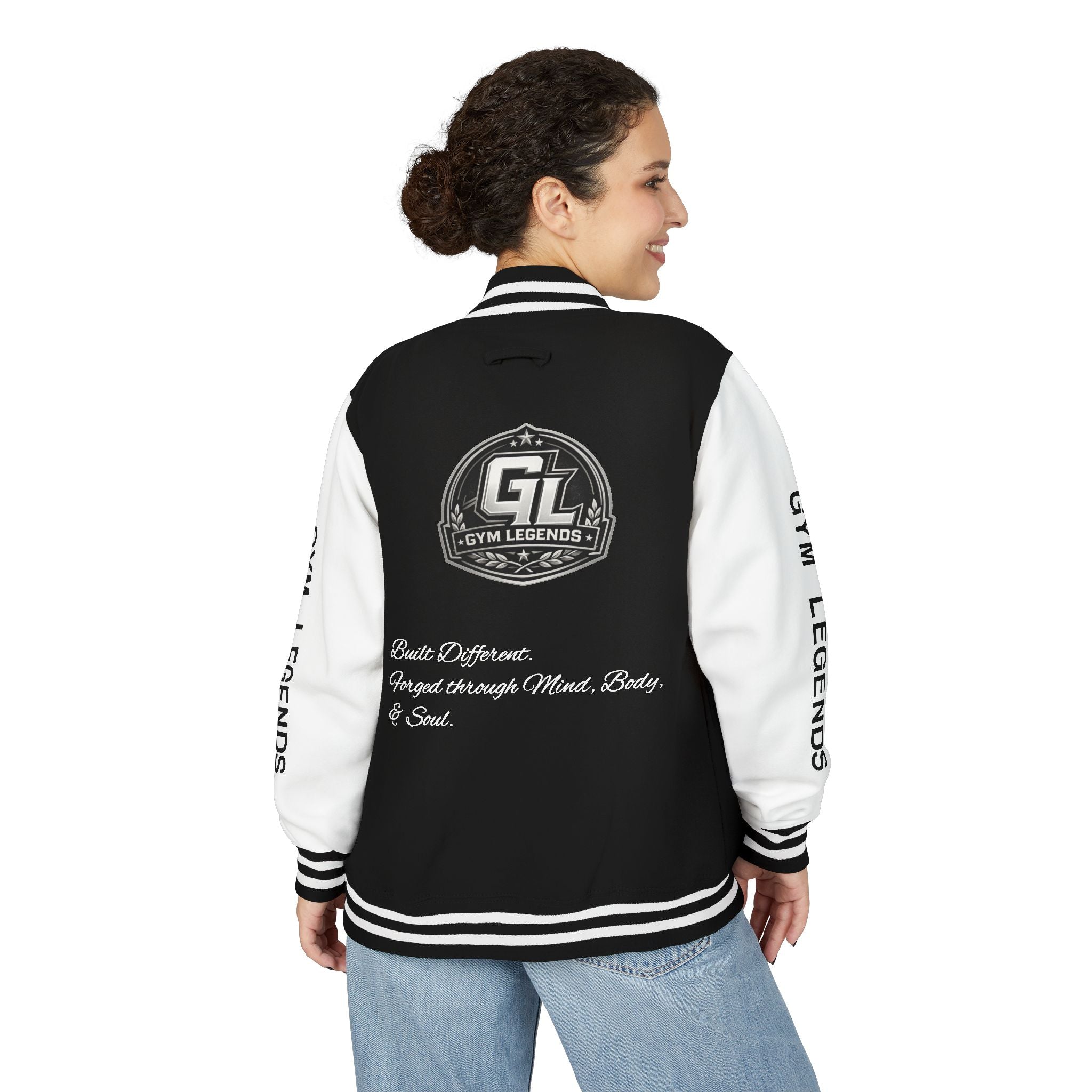 Gym Legends Varsity Jacket — Built Different Edition