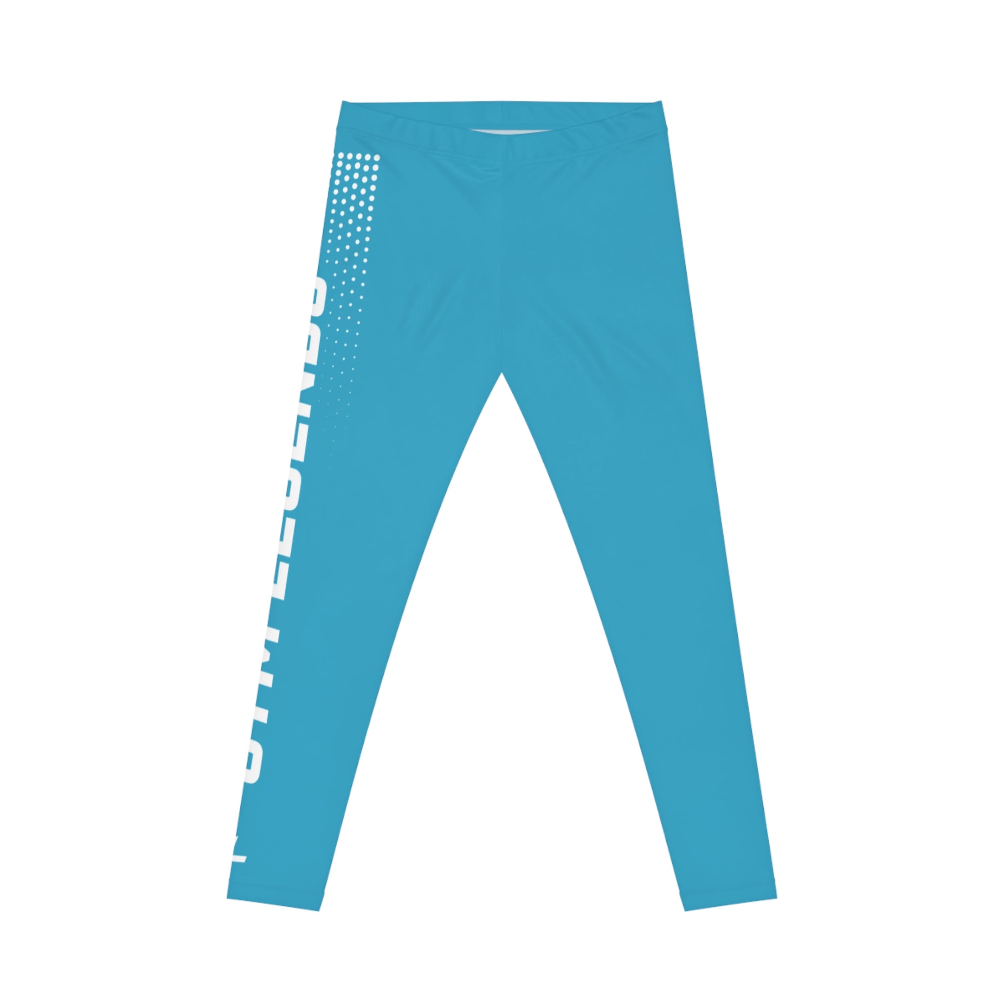 Gym Legends Black Performance Leggings — Side Logo Activewear