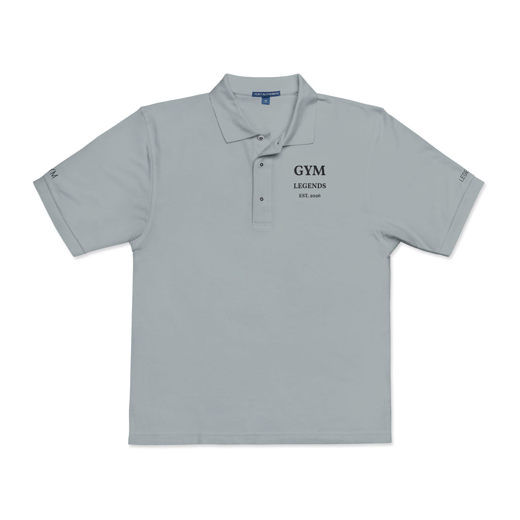 Embroidered 'GYM Legends' Polo Shirt — Classic Athletic Workwear