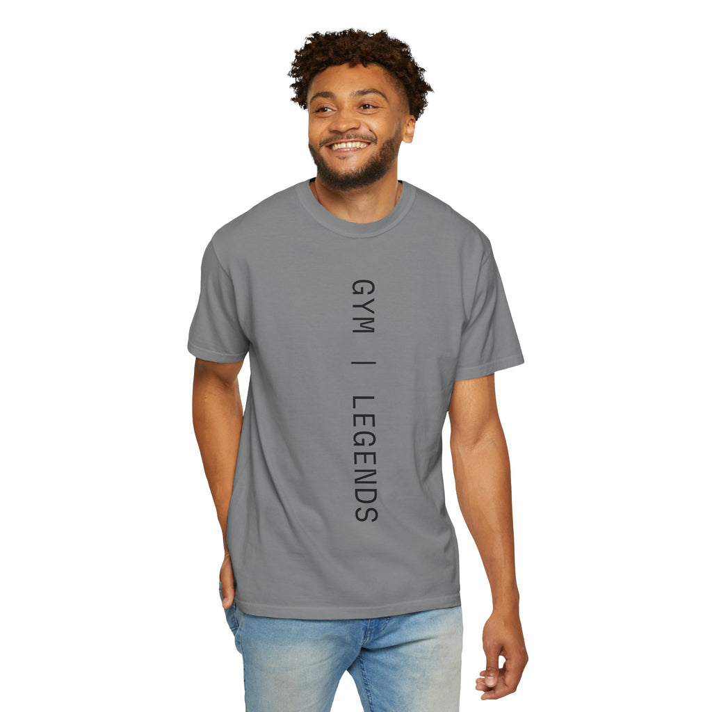 Gym Legends T-Shirt — Vertical Minimal Fitness Tee