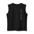 Gym Legends Muscle Tank — Vertical Chest Print Fitness Tank Top