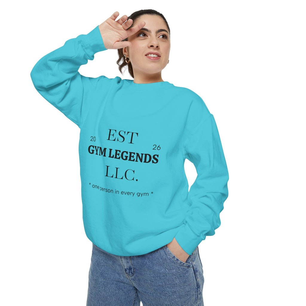 Gym Legends Sweatshirt — EST 2026 Vintage Athletic Crewneck