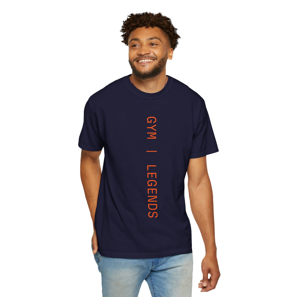 Gym Legends T-Shirt — Vertical Minimal Fitness Tee