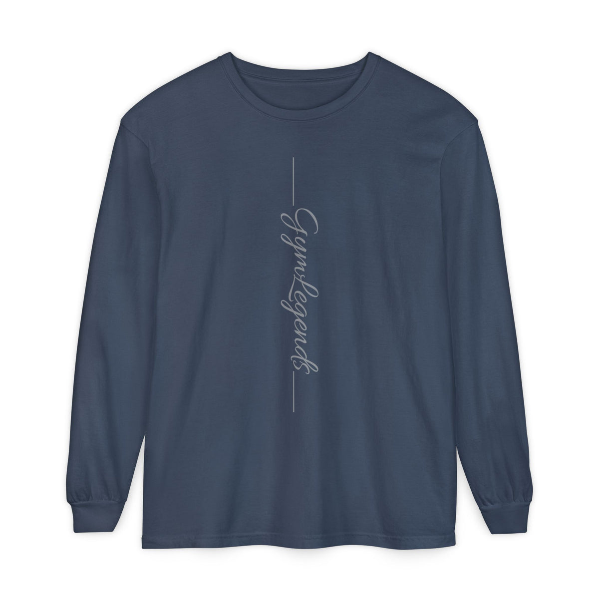 Long Sleeve Tee - 'Gym Legends' Vertical Script