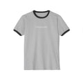 Ringer T-Shirt — "Gym Records" Minimal Retro Gym Tee