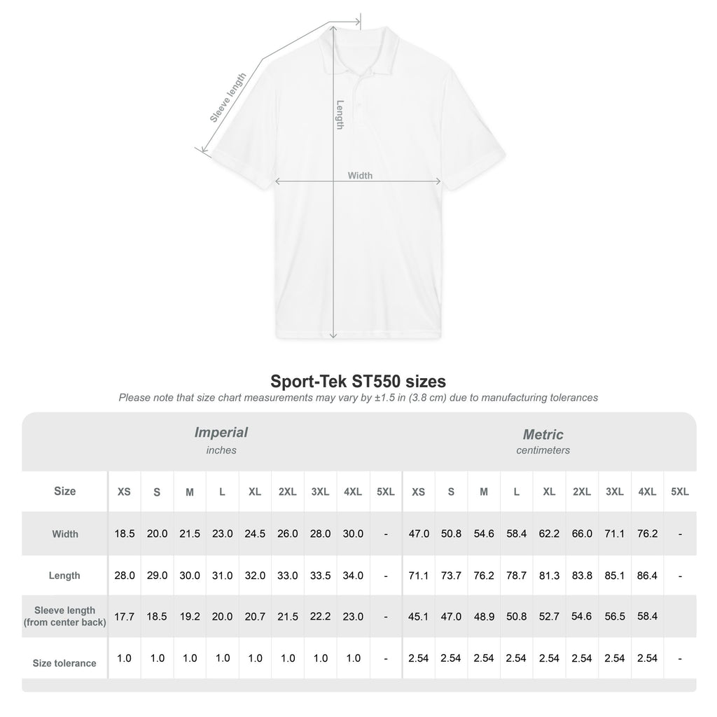 Gym Legends Polo Shirt — Embroidered Performance Golf Polo