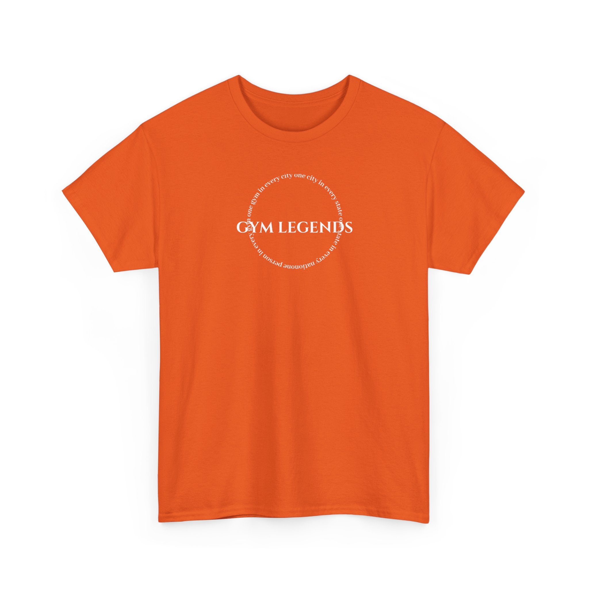 Gym Legends T-Shirt — Minimal Gym Logo Tee