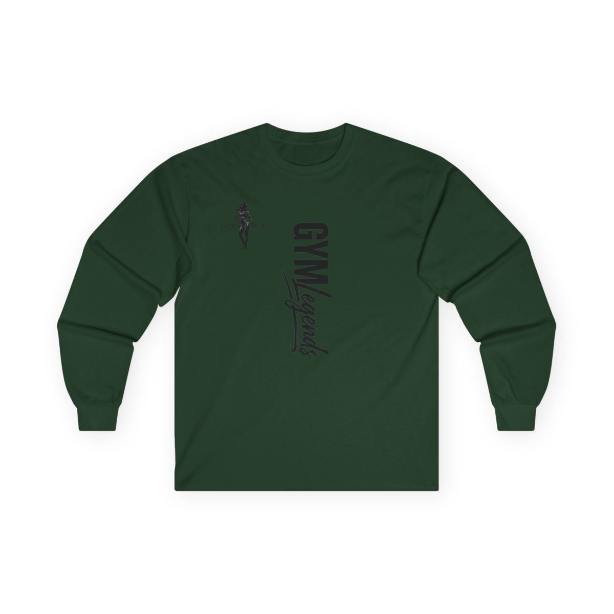 Gym Legends Long Sleeve Tee — 'Gym Legends' Silhouette Fitness Shirt