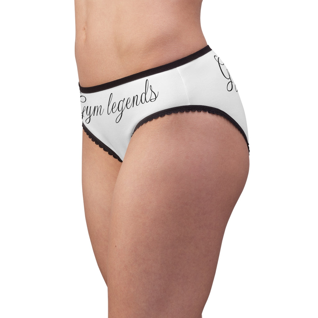 Gym Legends Women's Briefs — Comfort Bikini Panties with Script Logo