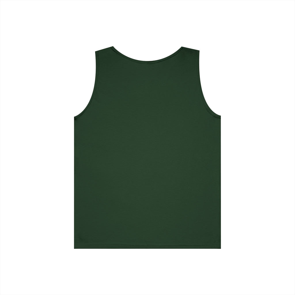 Vertical Script Tank Top — Minimalist 'Gym Legend' Fitness Tank