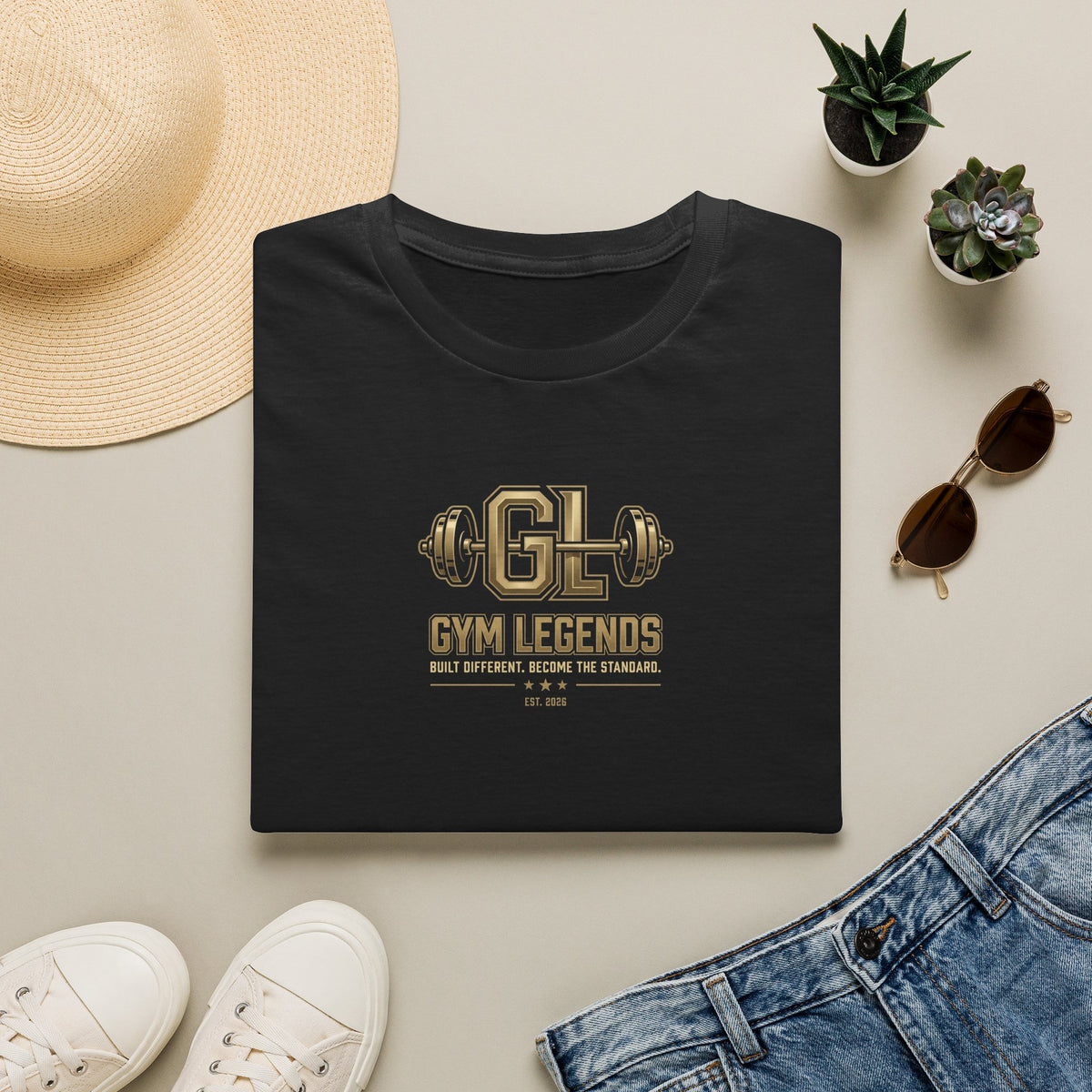 Gym Legends T-Shirt — GL Barbell Fitness Tee