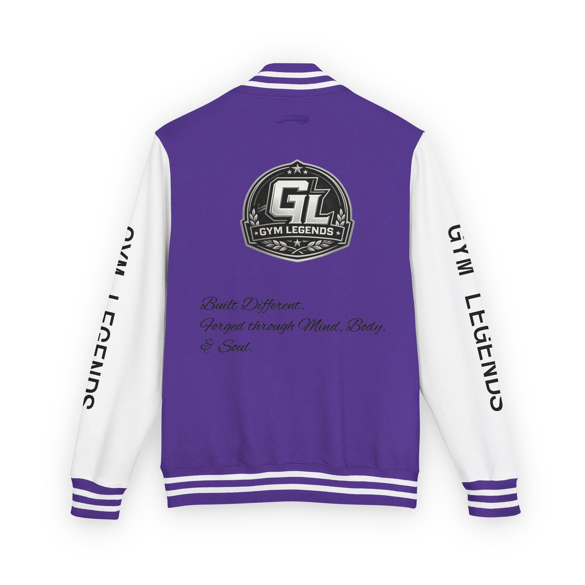 Gym Legends Varsity Jacket — Built Different Edition