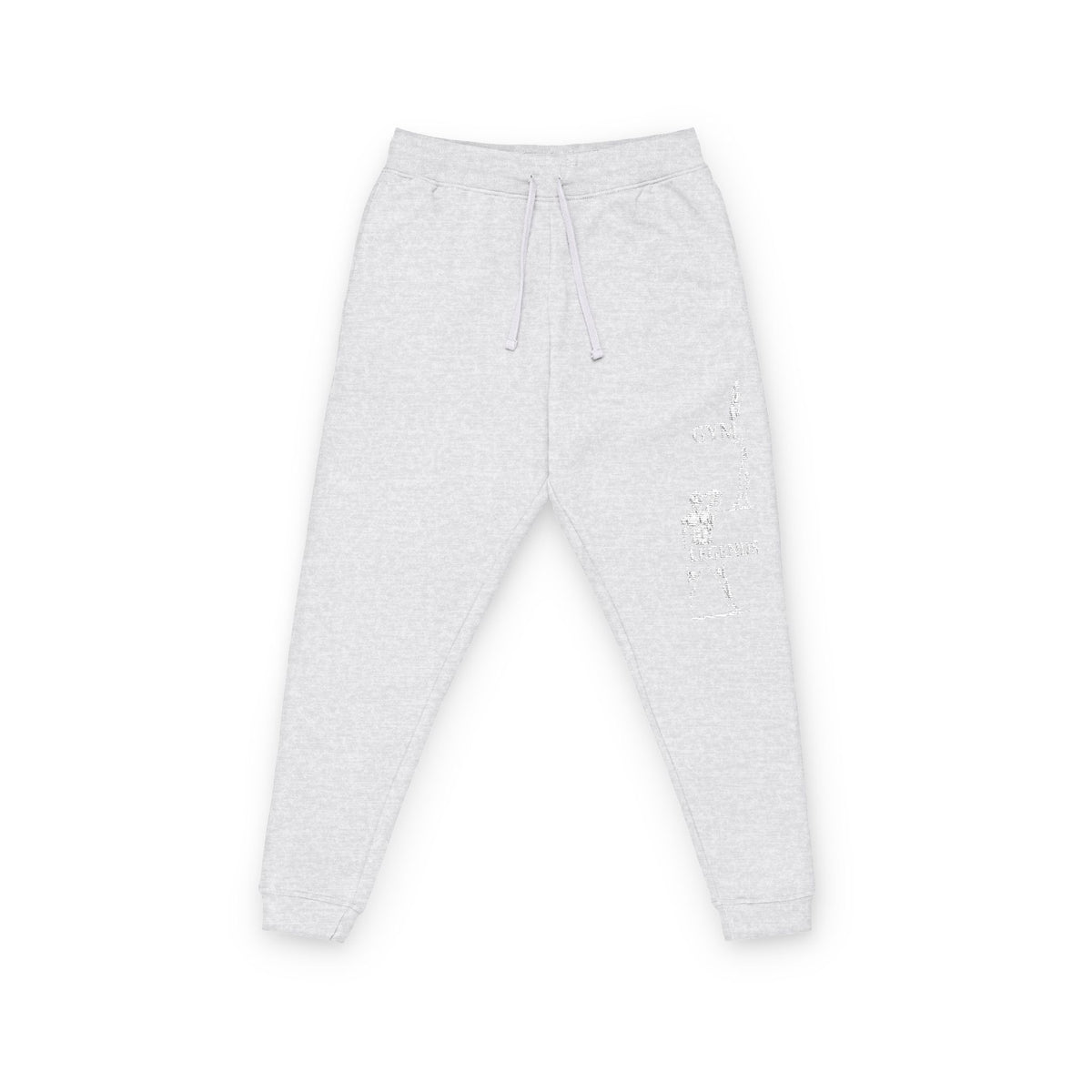Embroidered Floral Script Joggers – Casual Streetwear Sweatpants
