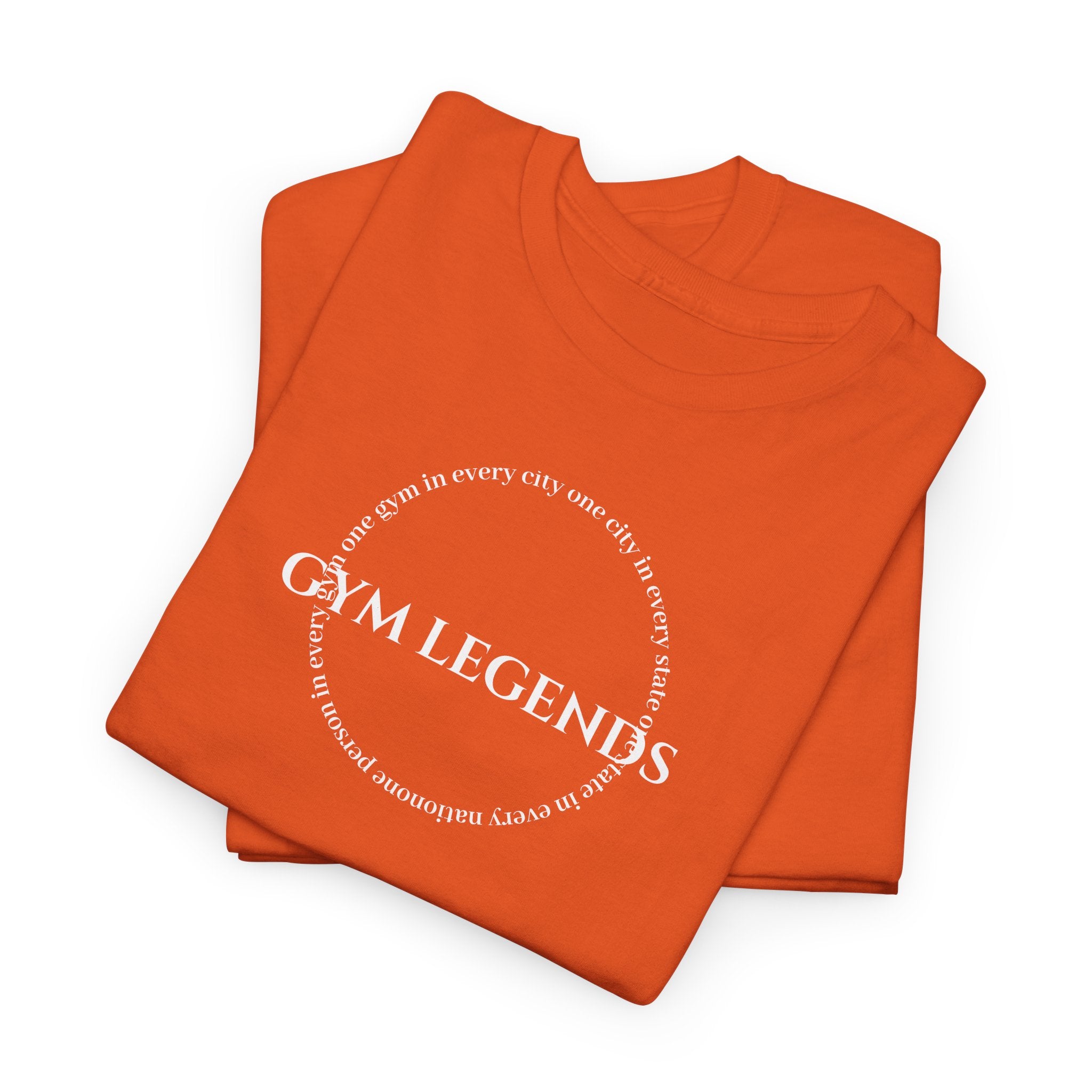 Gym Legends T-Shirt — Minimal Gym Logo Tee