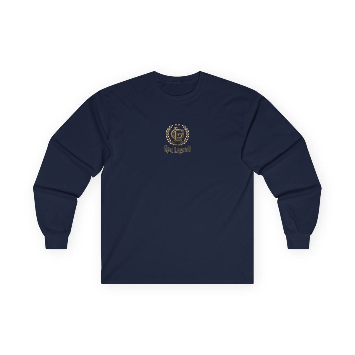 Gym Legends Long Sleeve Tee — Small Classic Logo Athletic Shirt