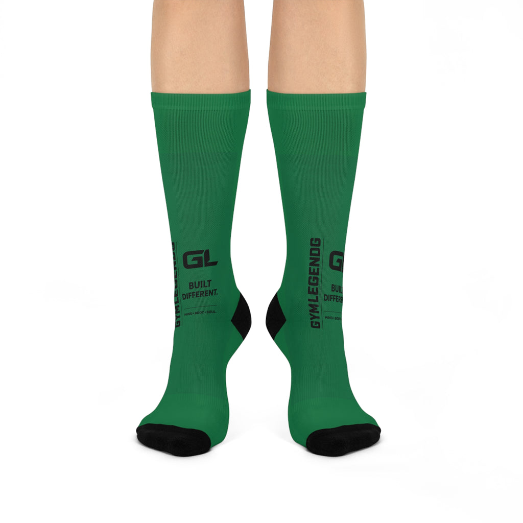 Gym Legends Elite Crew Socks Green