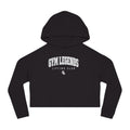 Gym Legends Cropped Hoodie — Women’s Camo Lifting Club Sweatshirt