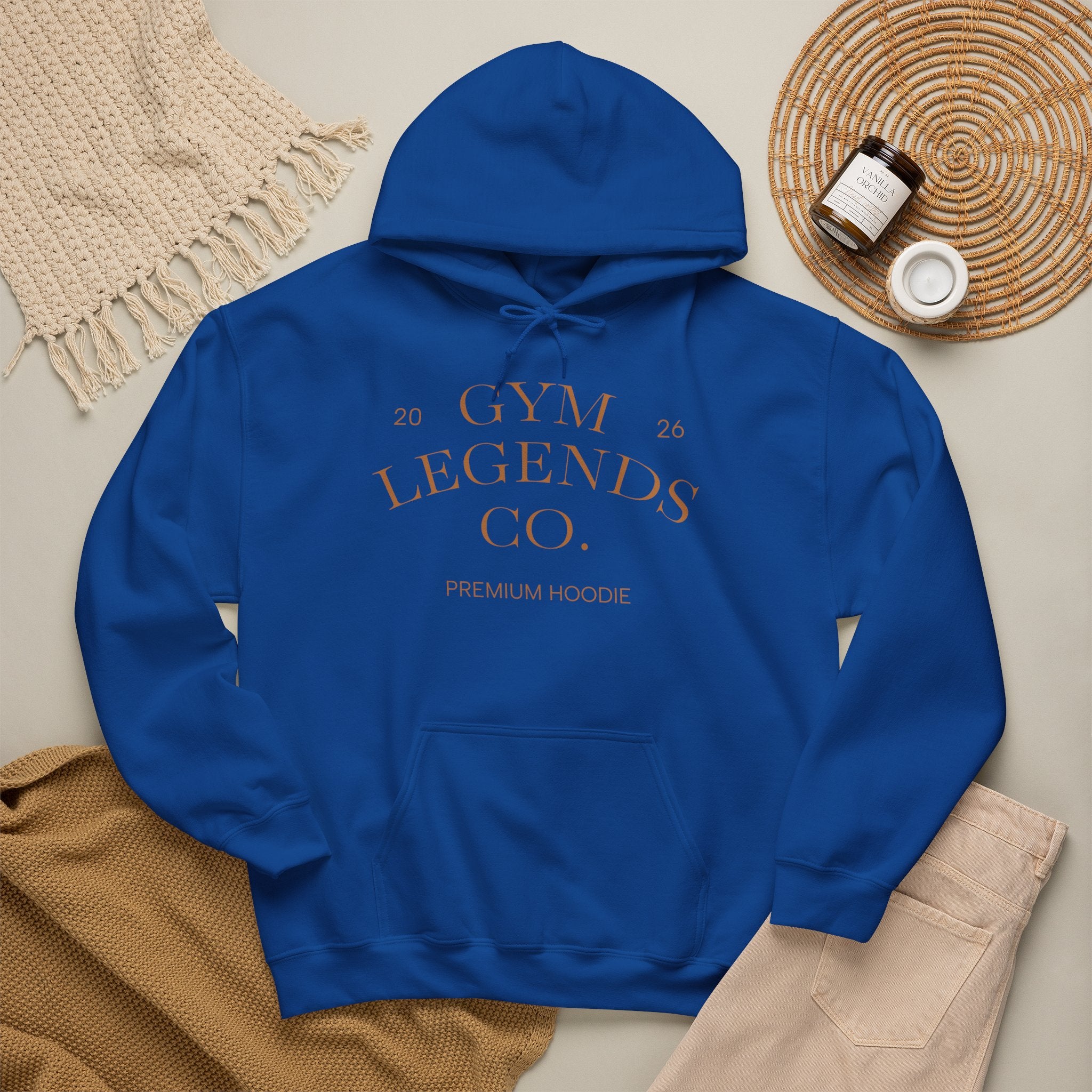 Gym Legends Co. Hoodie — Premium Athletic Hooded Sweatshirt