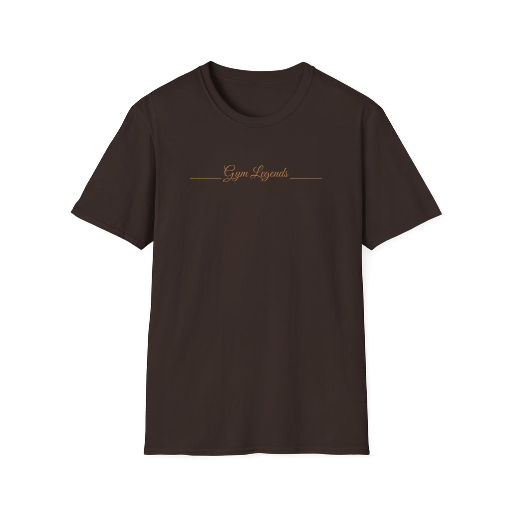 Gym Legends T‑Shirt — Minimal Script Fitness Tee