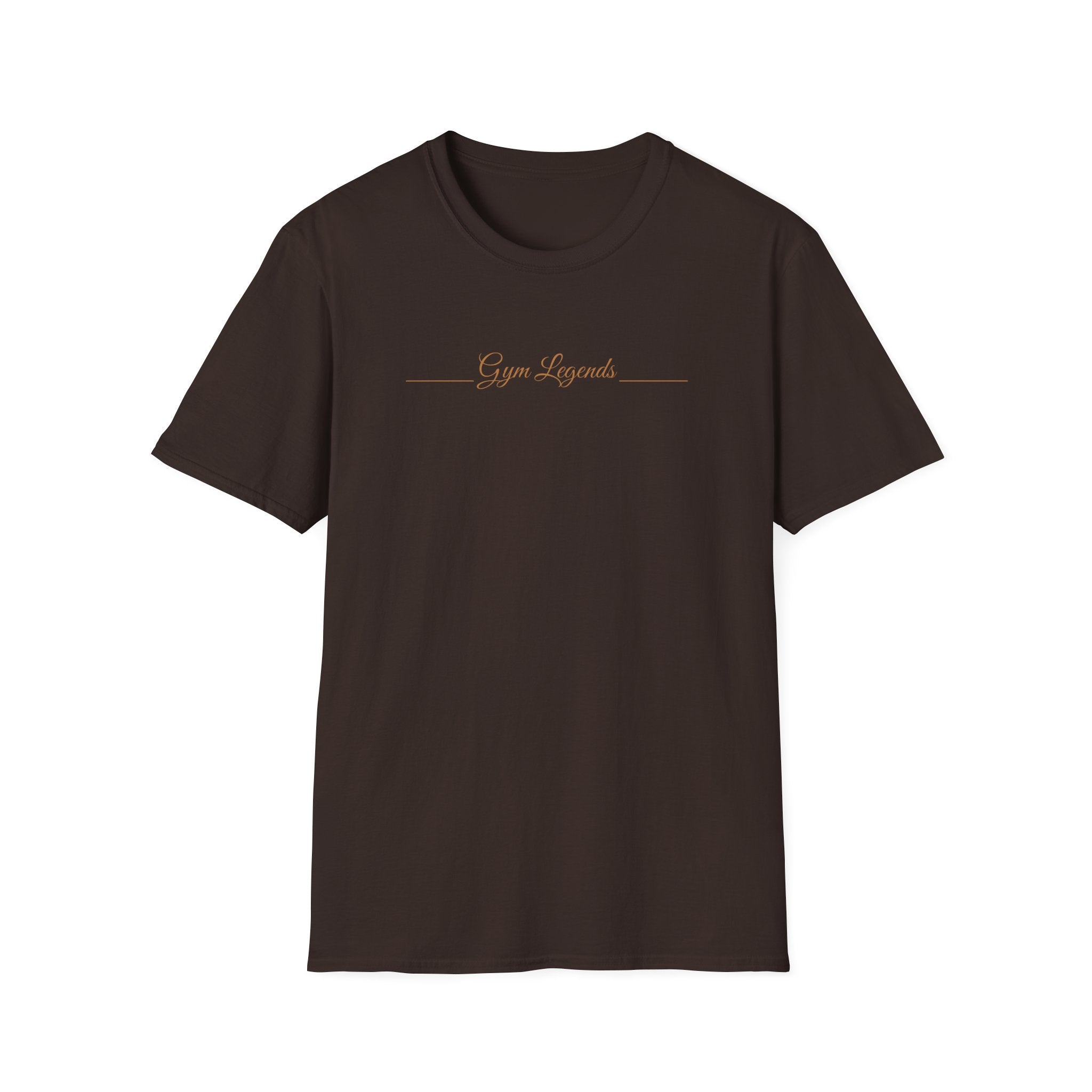 Gym Legends T‑Shirt — Minimal Script Fitness Tee