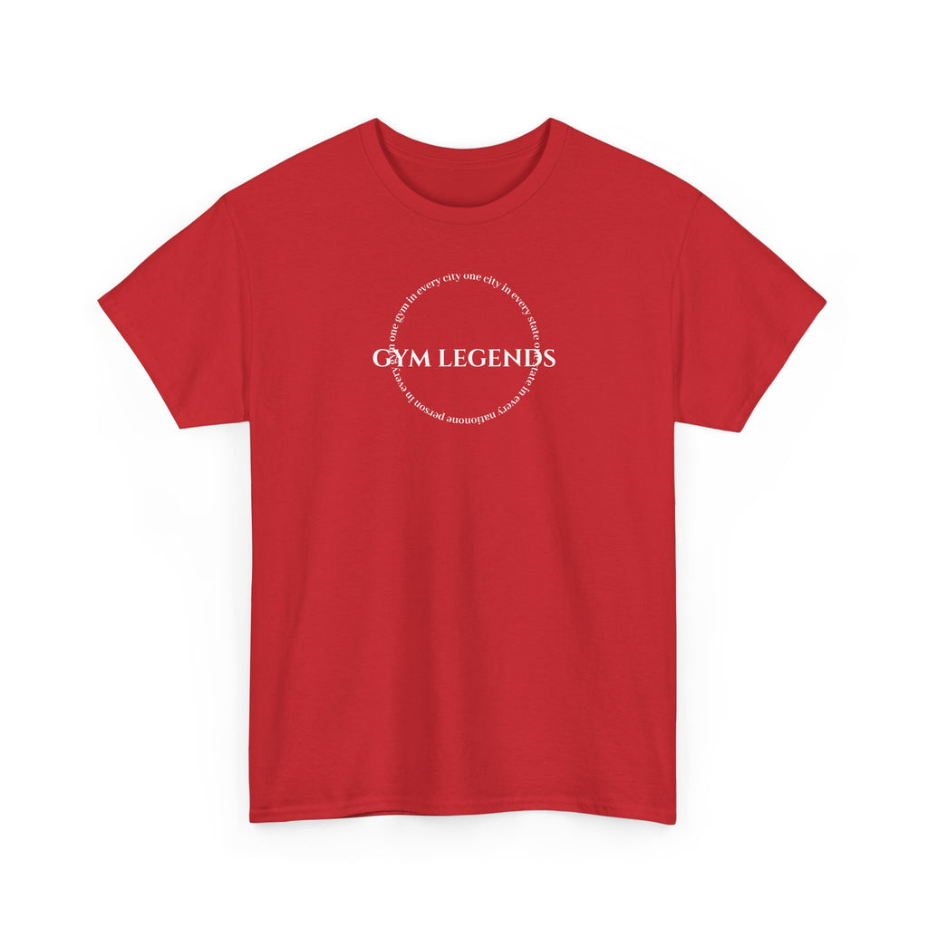Gym Legends T-Shirt — Minimal Gym Logo Tee