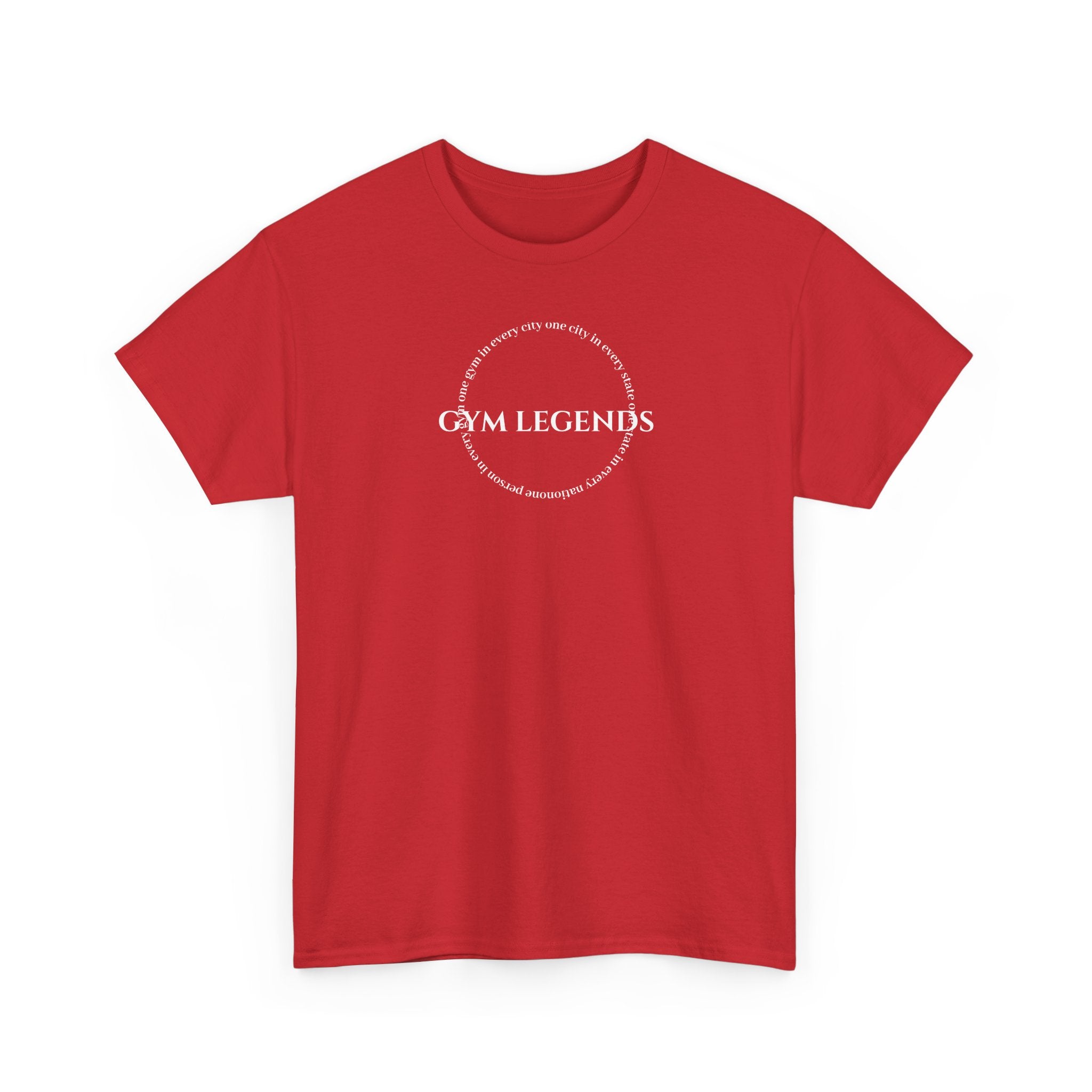 Gym Legends T-Shirt — Minimal Gym Logo Tee