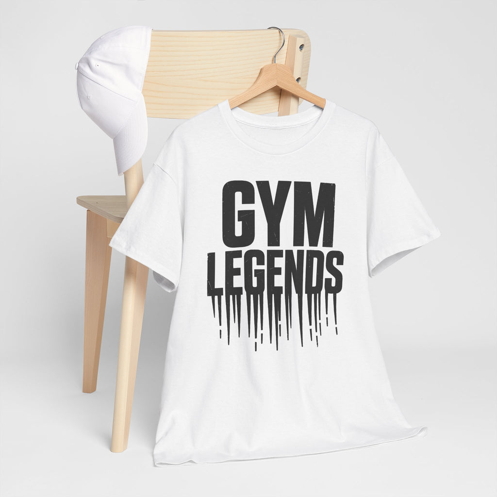 Gym Legends T-Shirt — Bold Drip Graphic Fitness Tee
