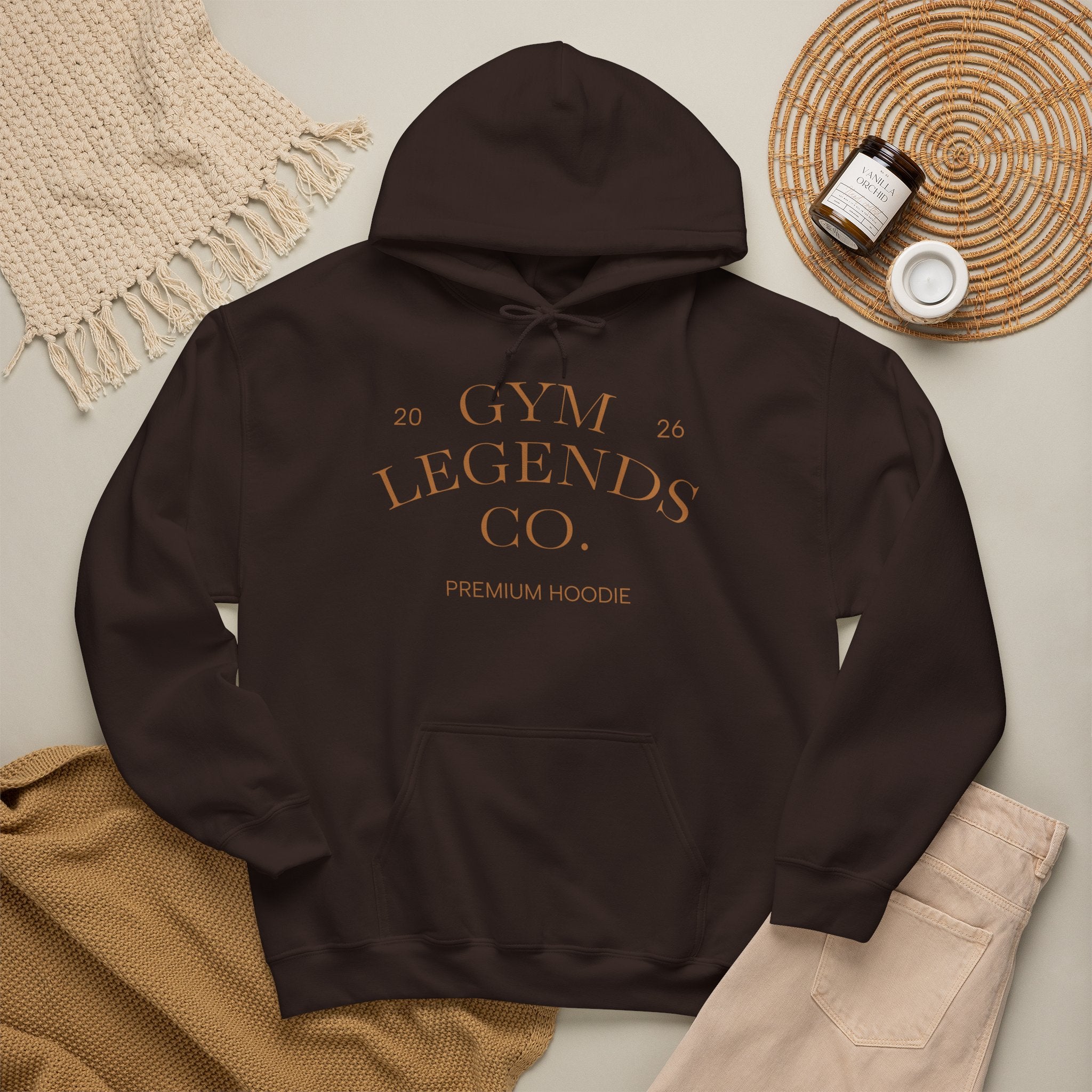 Gym Legends Co. Hoodie — Premium Athletic Hooded Sweatshirt