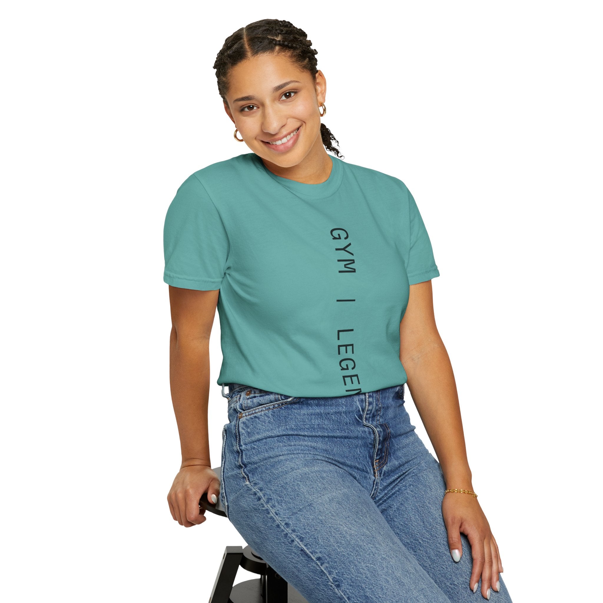 Gym Legends T-Shirt — Vertical Minimal Fitness Tee