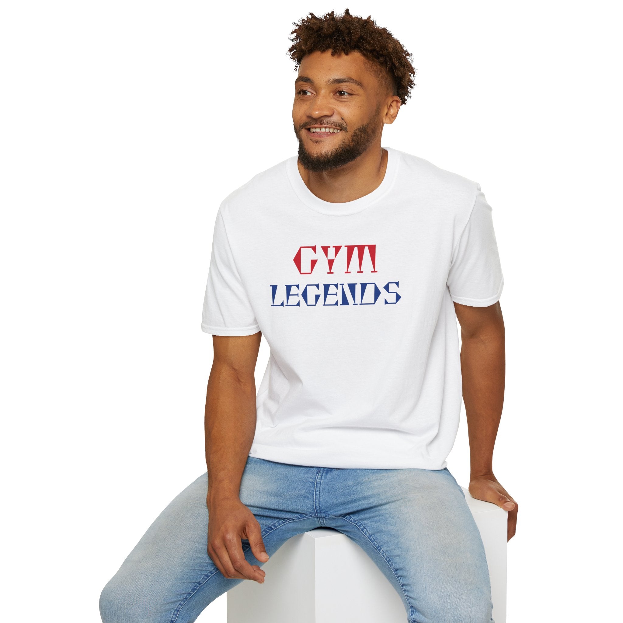Gym Legends T-Shirt — Retro Patriotic Fitness Tee