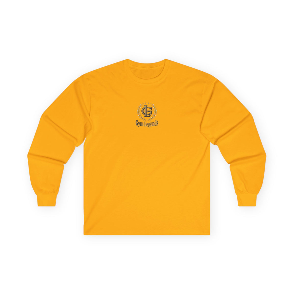 Gym Legends Long Sleeve Tee — Small Classic Logo Athletic Shirt