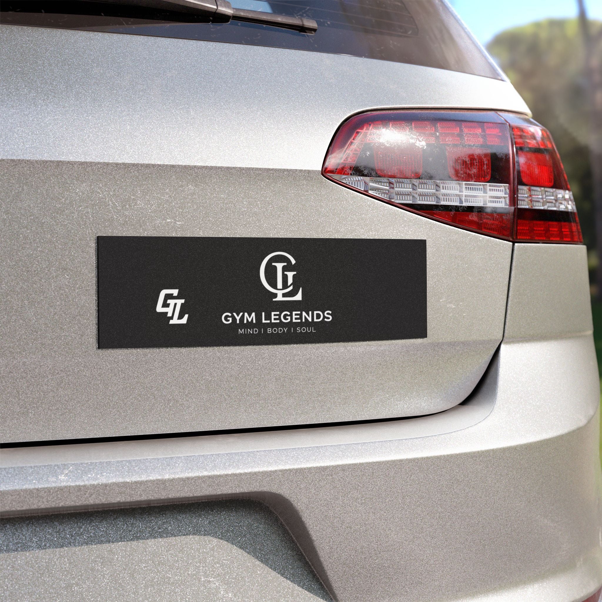 Gym Legends Car Magnet — 'Gym Legends Mind | Body | Soul' Magnetic Decal for Vehicles