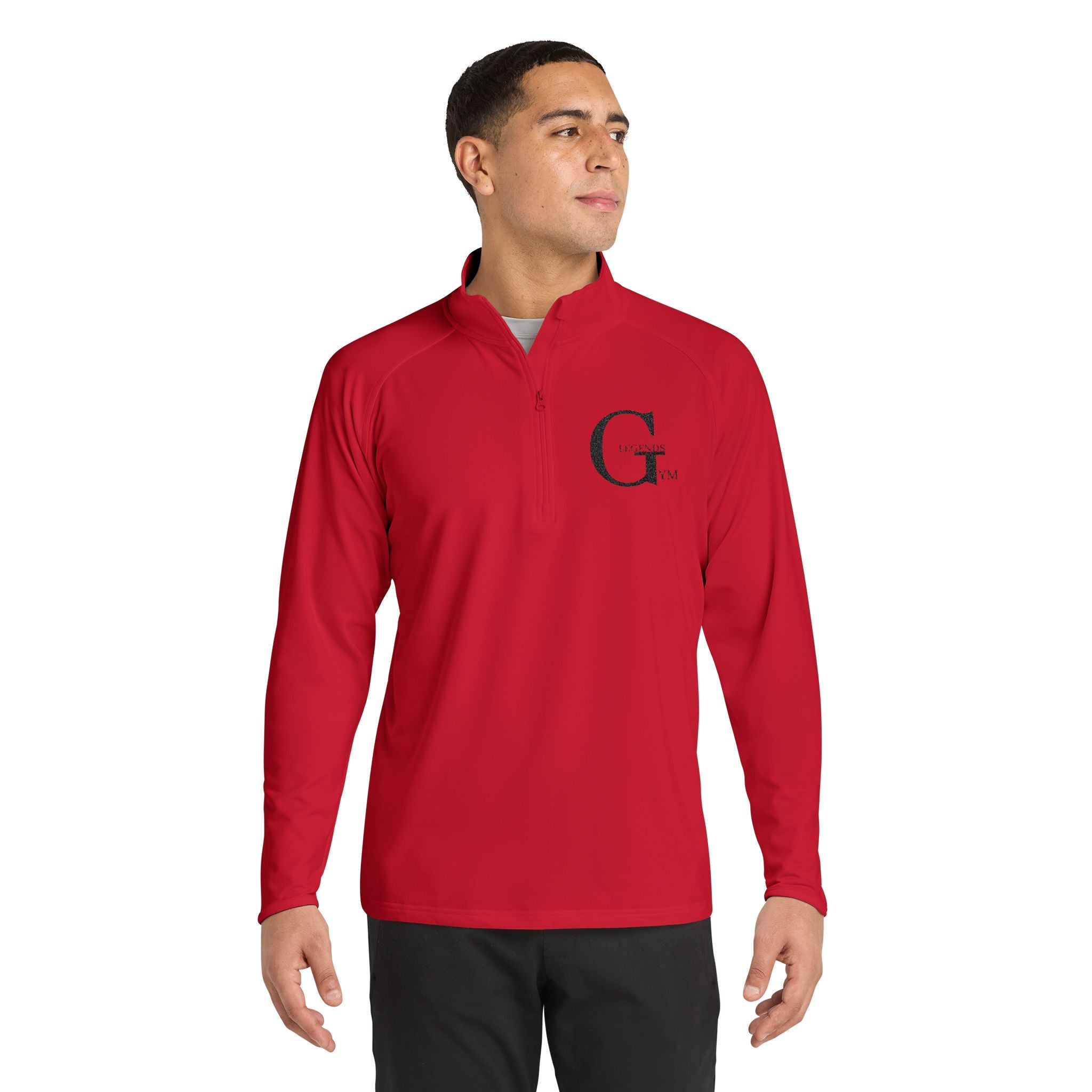 Embroidered 'G' Quarter-Zip Pullover — Men's Sport-Wick Stretch