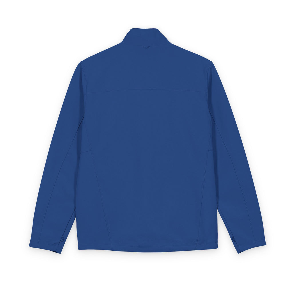 Men's Lightweight Soft Shell Jacket with 'QL' Monogram – Windproof Work & Casual Outerwear