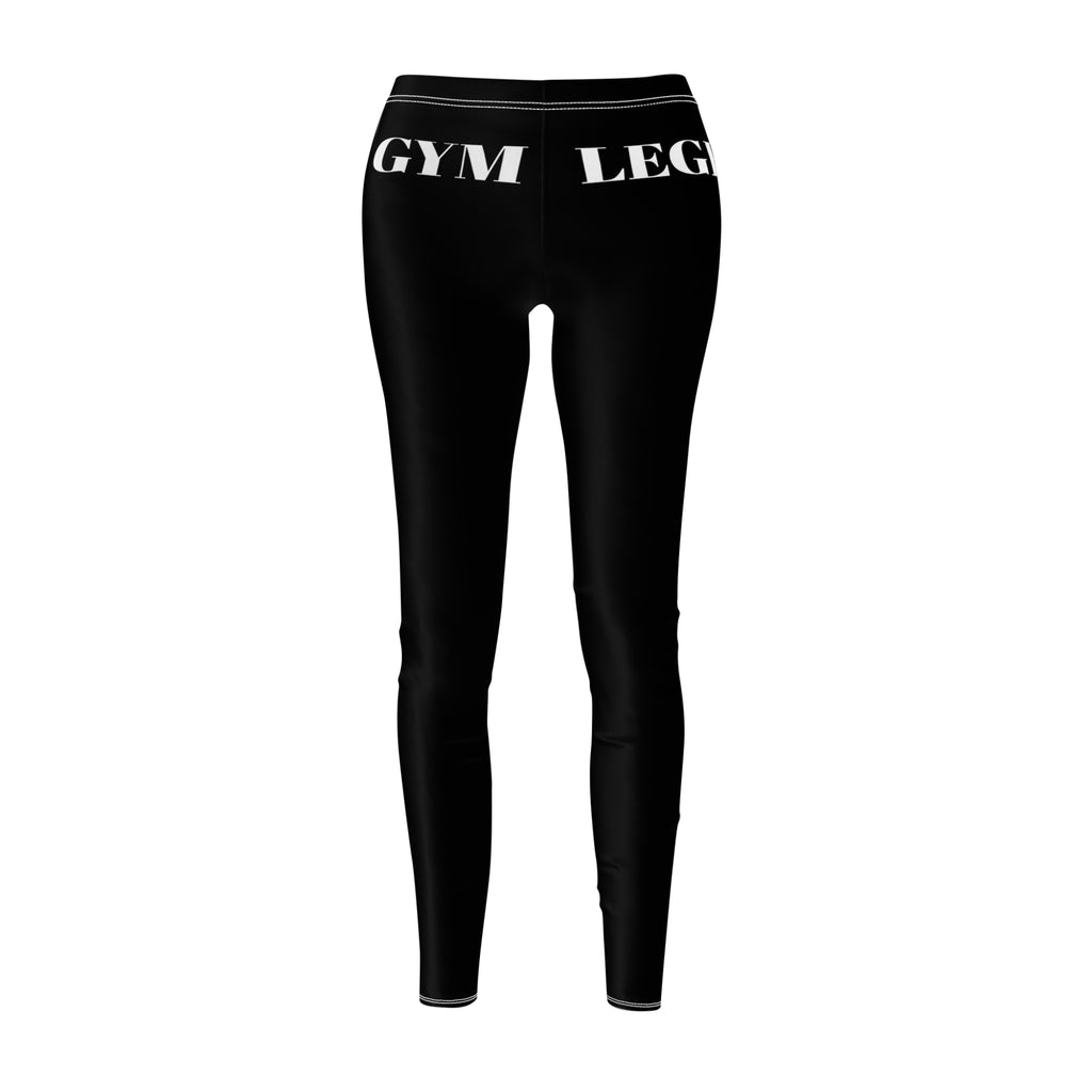 Gym Love Women's Leggings — Black Fitness Cut & Sew Activewear