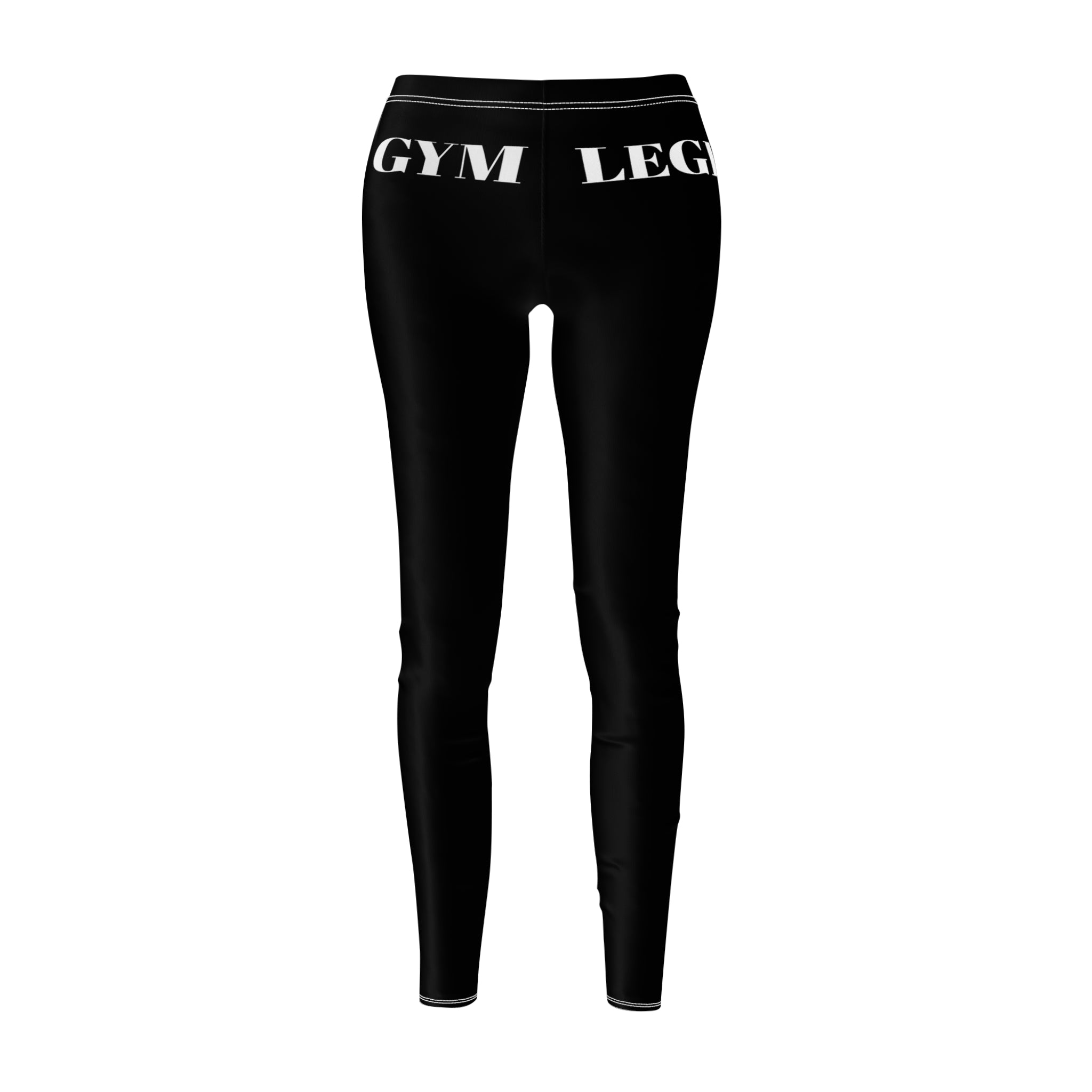 Gym Love Women's Leggings — Black Fitness Cut & Sew Activewear
