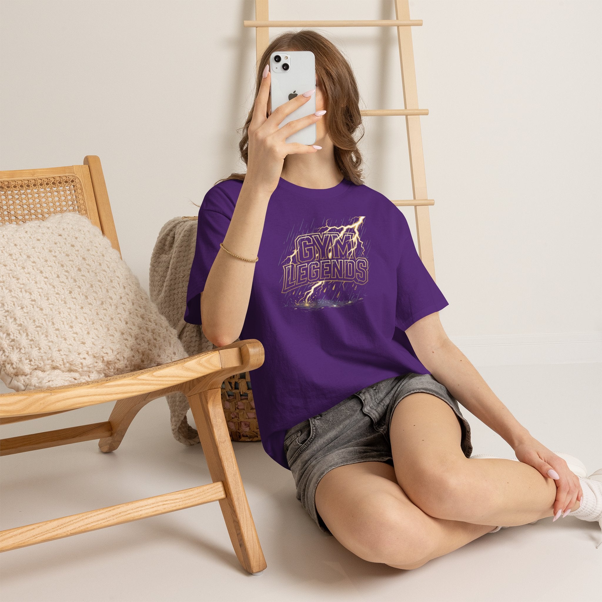Gym Legends T‑Shirt — Retro Flame Athletic Tee