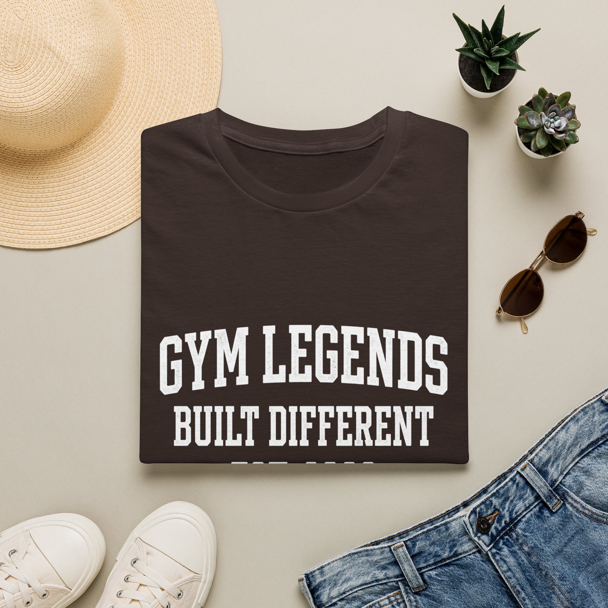 Gym Legends T‑Shirt — "Built Different" Athletic Tee (Est. 2023)