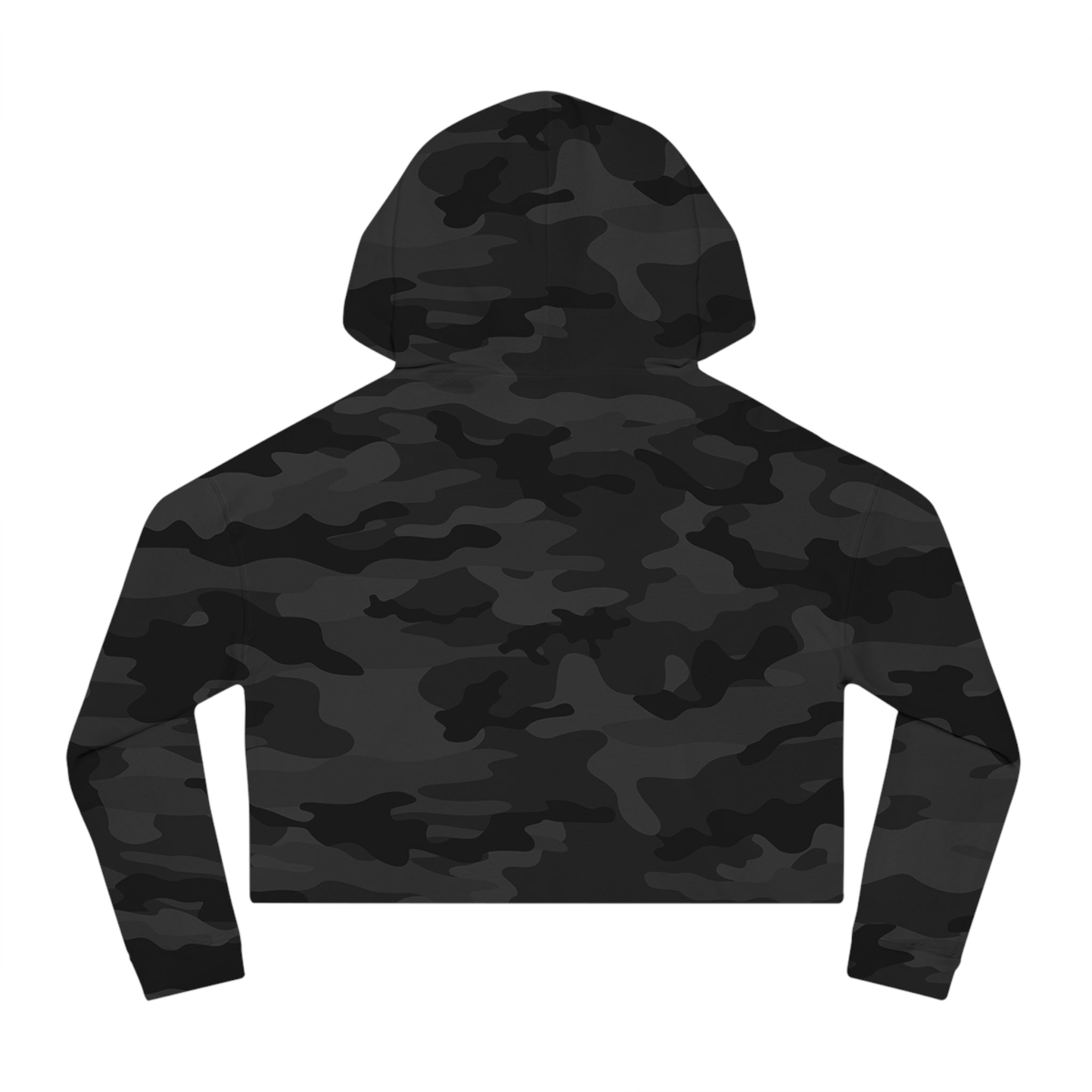 Gym Legends Cropped Hoodie — Women’s Camo Lifting Club Sweatshirt