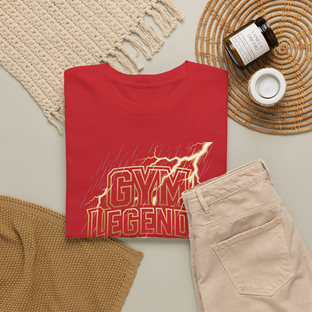 Gym Legends T‑Shirt — Retro Flame Athletic Tee