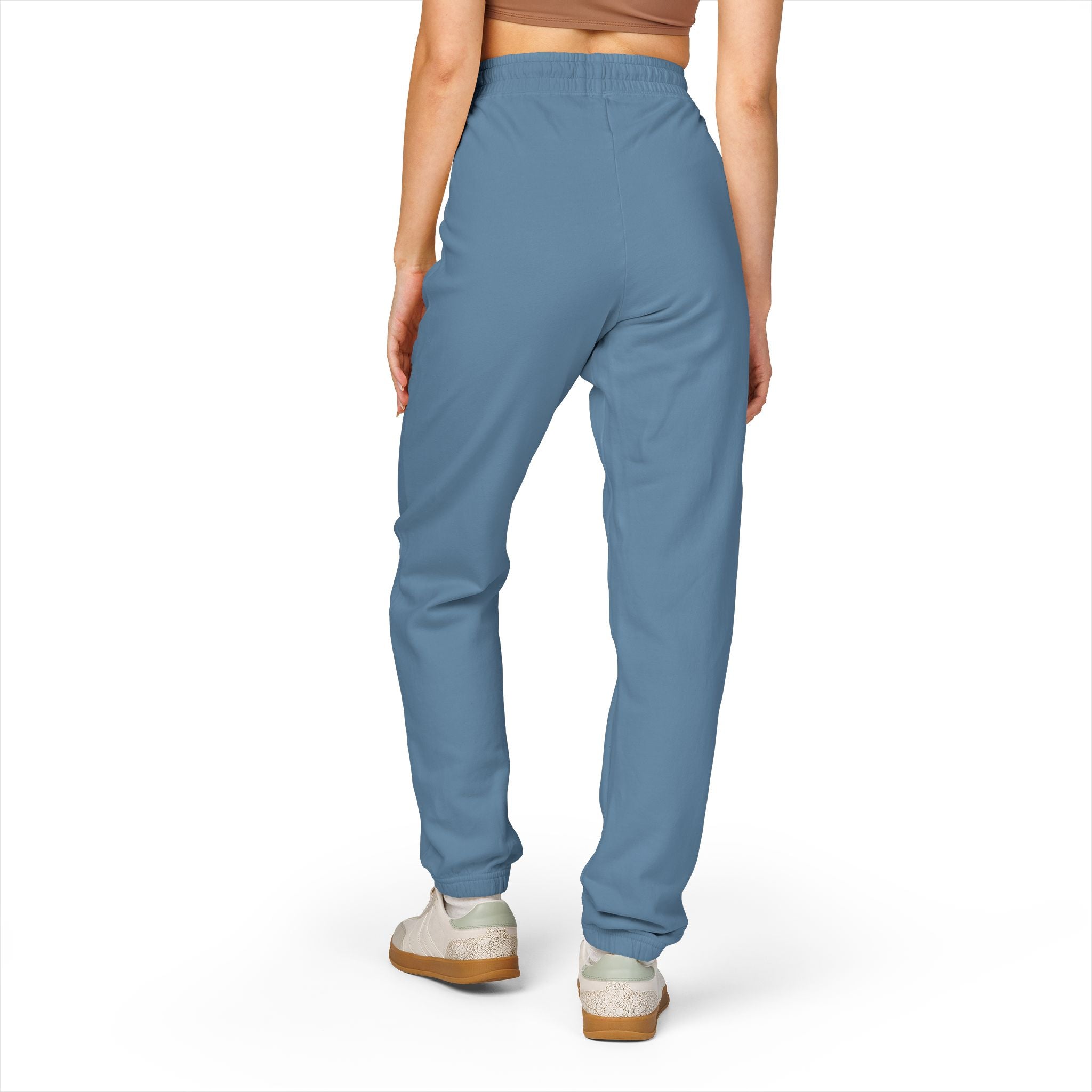 Garment-Dyed Fleece Sweatpants — Vintage 'CL' Monogram Lounge Pants