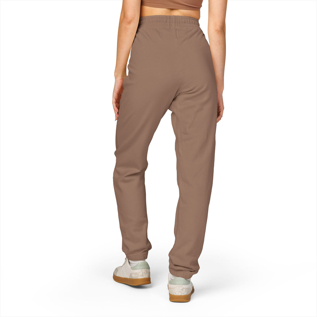 Garment-Dyed Fleece Sweatpants — Vintage 'CL' Monogram Lounge Pants