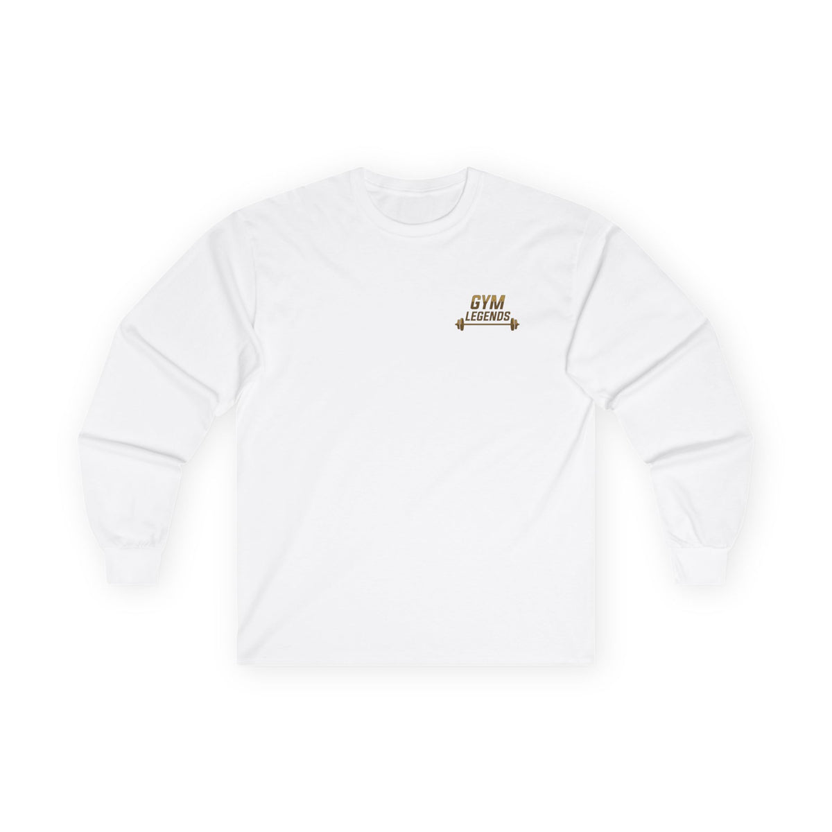 Gym Legends Long Sleeve Tee — Minimal Fitness Logo Shirt