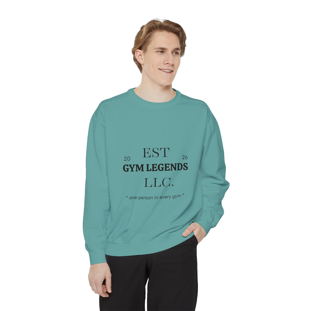 Gym Legends Sweatshirt — EST 2026 Vintage Athletic Crewneck