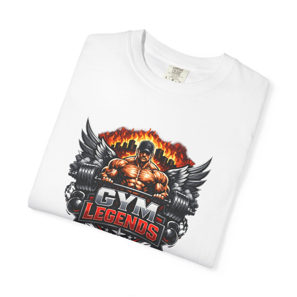Gym Legends T-Shirt — Muscular Bodybuilder Graphic Tee