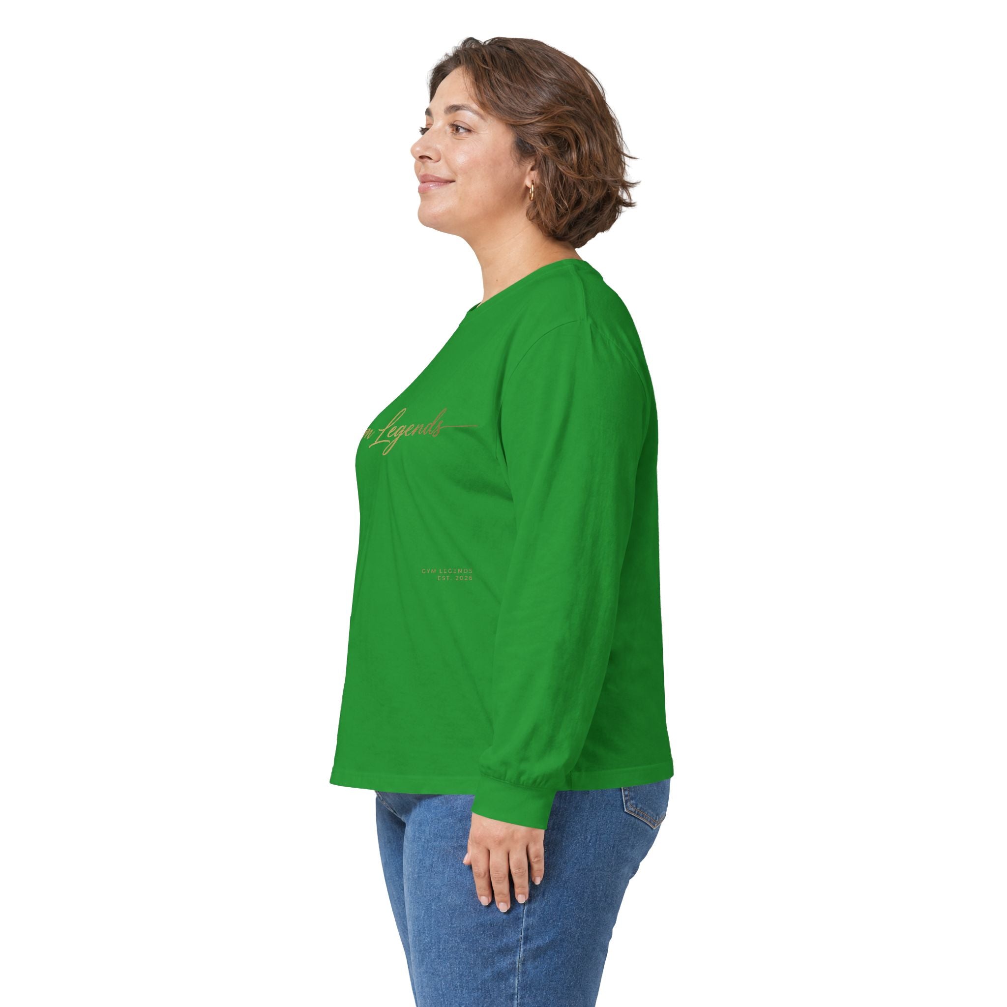 Gym Legends Long Sleeve Tee — Minimalist Fitness Shirt