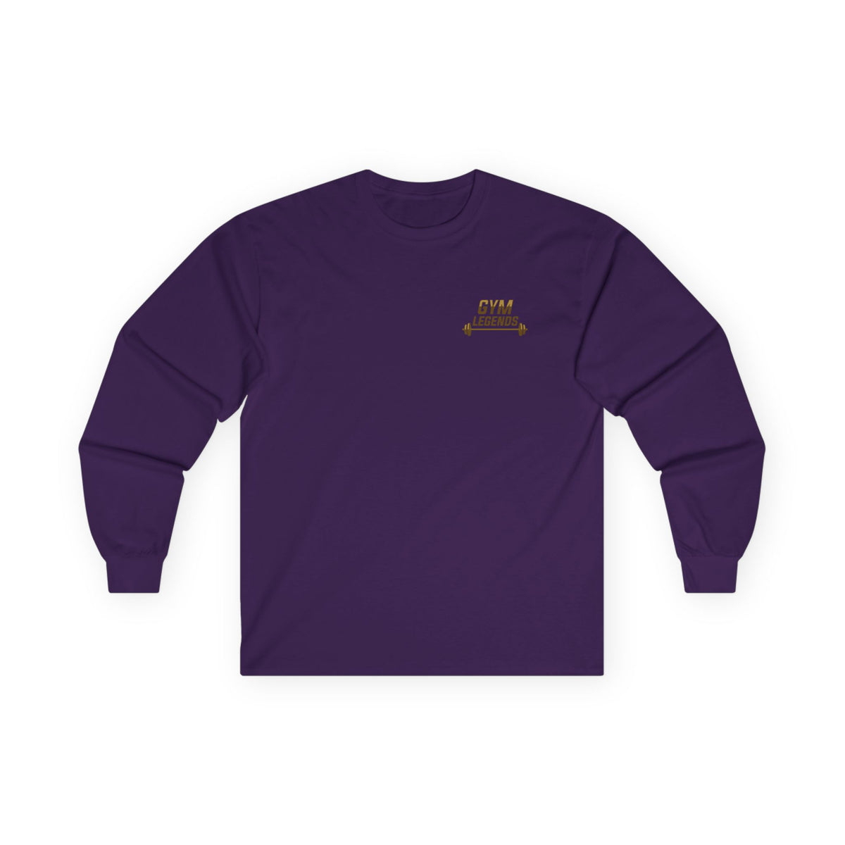 Gym Legends Long Sleeve Tee — Minimal Fitness Logo Shirt